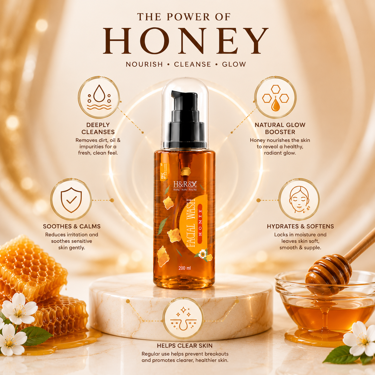 FACIAL WASH HONEY