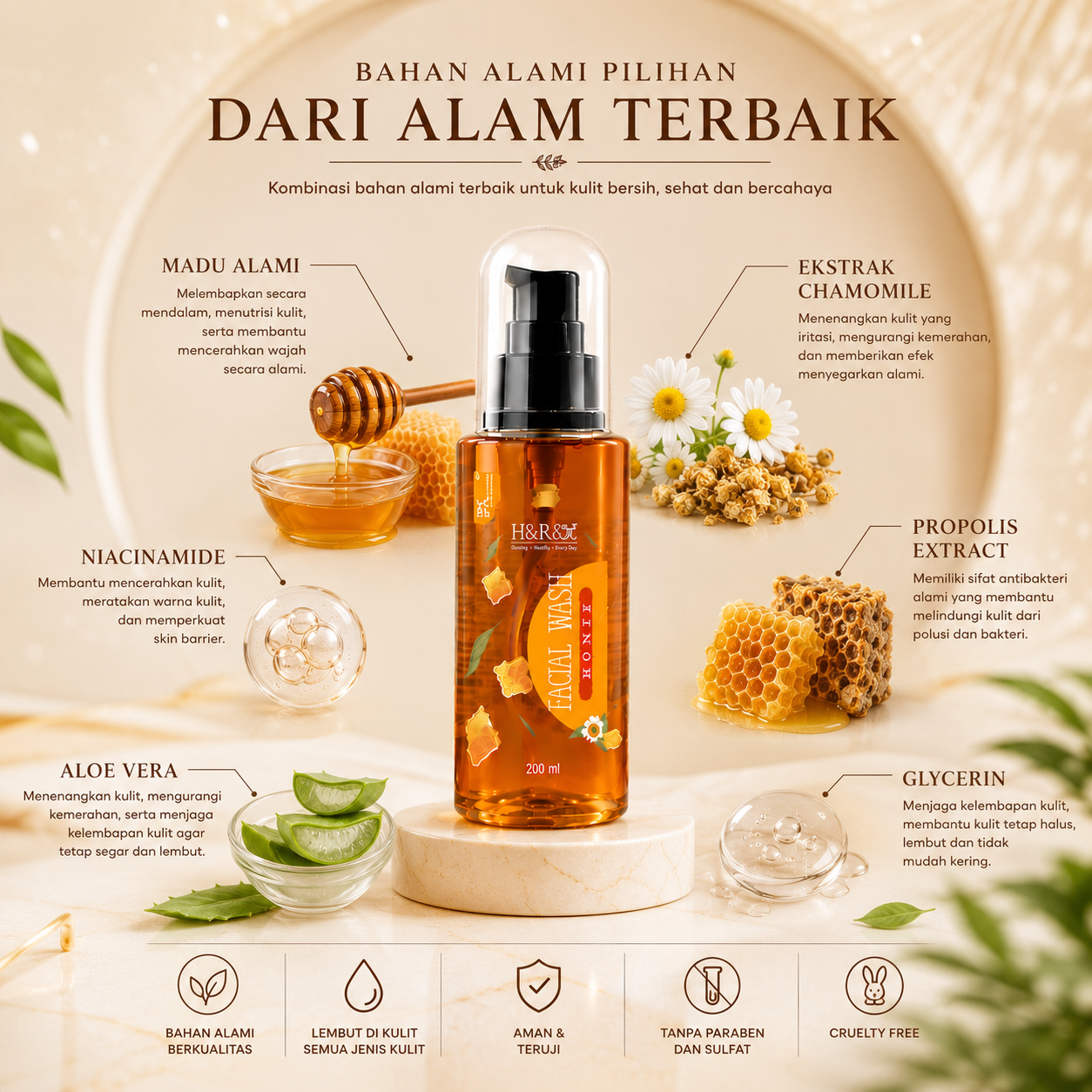 FACIAL WASH HONEY